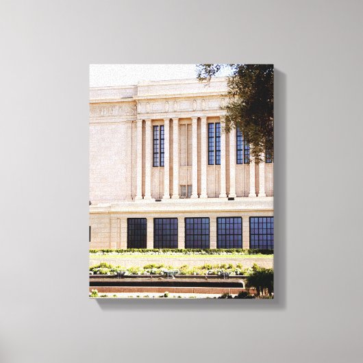 lds mesa arizona tempel mormoon foto canvas afdruk (Voorkant)