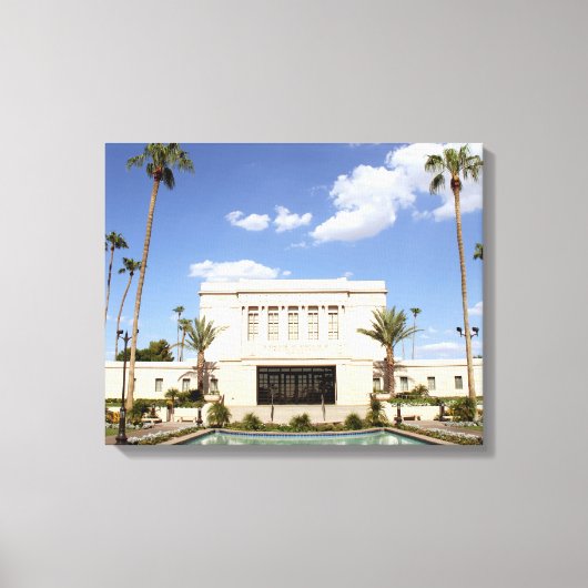 lds mesa arizona tempel mormoon foto canvas afdruk (Voorkant)