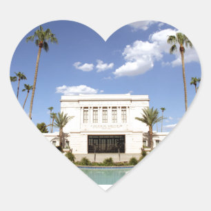 lds mesa arizona tempel mormoon foto hart sticker