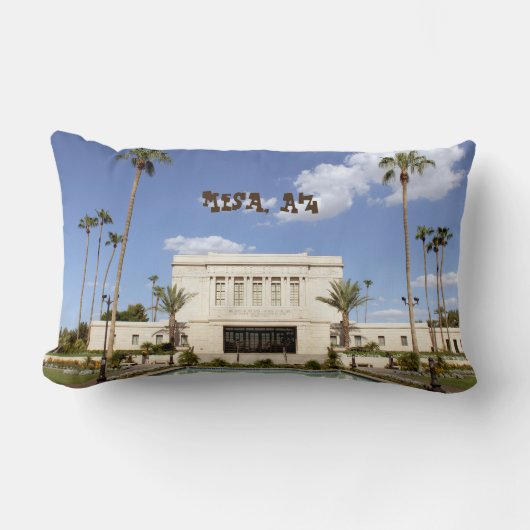 lds mesa arizona tempel mormoon foto kussen (Voorkant)