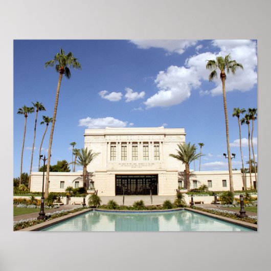 lds mesa arizona tempel mormoon foto poster (Voorkant)