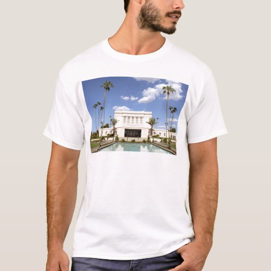 lds mesa arizona tempel mormoon foto t-shirt (Voorkant)
