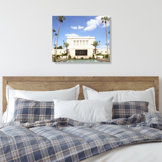 lds mesa arizona temple mormon afbeelding canvas afdruk (Insitu (Slaapkamer))