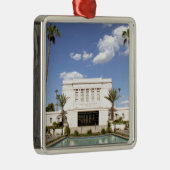 lds mesa arizona temple mormon afbeelding metalen ornament (Rechts)