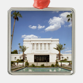 lds mesa arizona temple mormon afbeelding metalen ornament