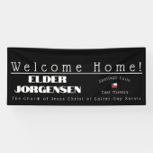 LDS Missionary Welkom Home Aangepaste Banner Poste (Horizontaal)