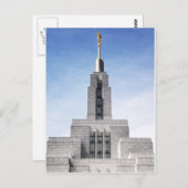 lds mormon draper et tempelspier briefkaart (Voorkant / Achterkant)