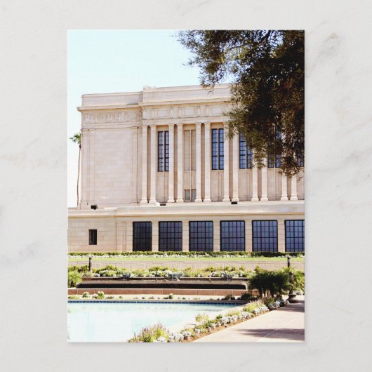 lds mormon mesa arizona temple afbeelding briefkaart (Voorkant)