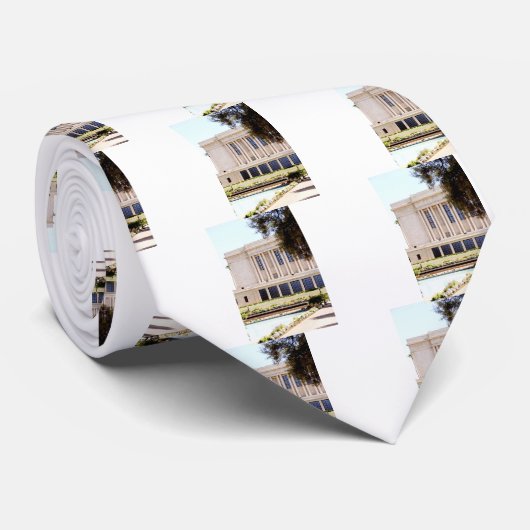 lds mormon mesa arizona temple afbeelding stropdas (Opgerold)