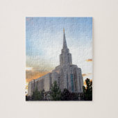 LDS-mormon Oquirrh Mountain Utah-tempel Legpuzzel (Verticaal)