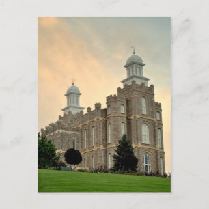 LDS Mormon Temple Logan, Utah Briefkaart