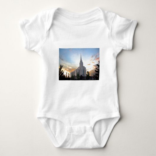 LDS mormoon Oquirrh Mountain Utah tempel Romper (Voorkant)