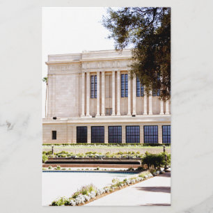 lds mormoonse mesa arizona tempel foto briefpapier