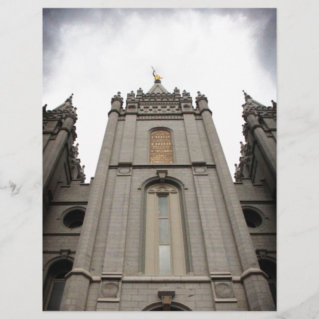 LDS Mormoonse Salt Lake City Tempel foto (Voorkant)