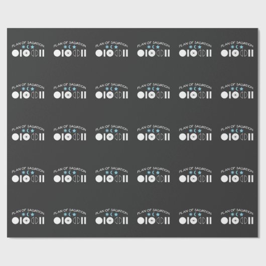 LDS Plan of Salvation Mormon Missionary Gift Cadeaupapier (Vlak)