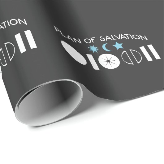 LDS Plan of Salvation Mormon Missionary Gift Cadeaupapier (Rol Hoek)