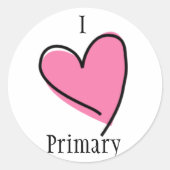 LDS Primaire stickers - I Hartroze (Voorkant)