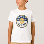 LDS Primary CTR Kies het juiste Tshirt Bapstism (Voorkant)