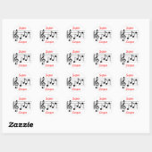 LDS Primary Music Sticker - Superzanger (Vel)