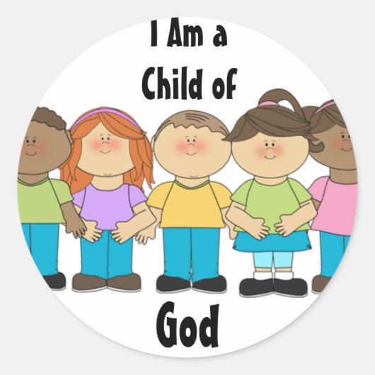 LDS Primary Stickers - Ik ben een kind van God (Voorkant)
