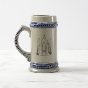 LDS Salt Lake City Tempel eenvoudige moderne mormo Bierpul
