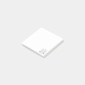 LDS Salt Lake City Tempel eenvoudige moderne mormo Post-it® Notes (Schuin)