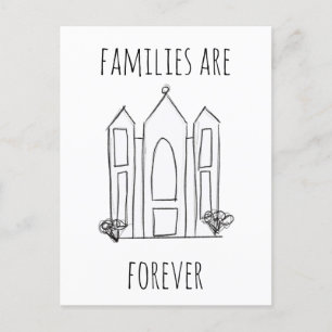 LDS Salt Lake City Tempel eenvoudige moderne mormo Uitnodiging Briefkaart