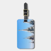 lds salt lake city tempel engel moroni bagagelabel (Voorkant verticaal)