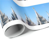 lds salt lake city tempel engel moroni cadeaupapier (Rol Hoek)