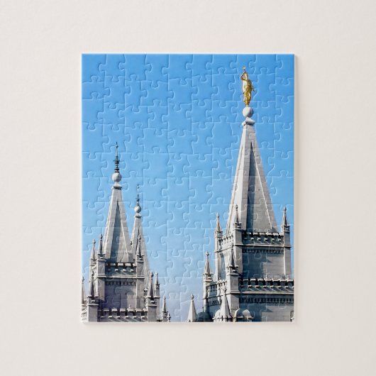 lds salt lake city tempel engel moroni legpuzzel (Verticaal)