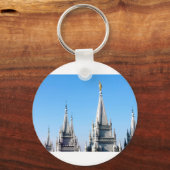 lds salt lake city tempel engel moroni sleutelhanger (Voorkant)