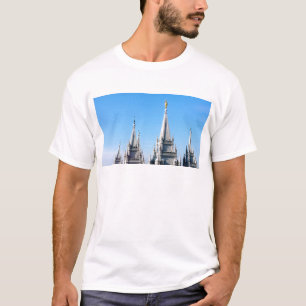 lds salt lake city tempel engel moroni t-shirt
