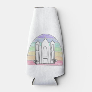 LDS Salt Lake City Tempel regenboog zonsondergang  Flesjeskoeler