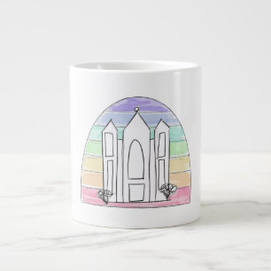 LDS Salt Lake City Tempel regenboog zonsondergang Grote Koffiekop