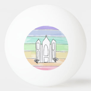 LDS Salt Lake City Tempel regenboog zonsondergang Pingpongbal