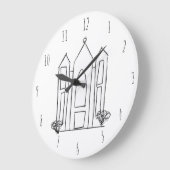 LDS Salt Lake City Temple eenvoudig modern mormon Grote Klok (Hoek)