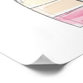 LDS Salt Lake City Temple rainbow sunset mormon Poster (Hoek)