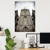 LDS Salt Lake City, UT tempelposter - groot Poster (Thuiskantoor)