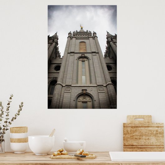 LDS Salt Lake City, UT Temple poster - groot (Keuken)