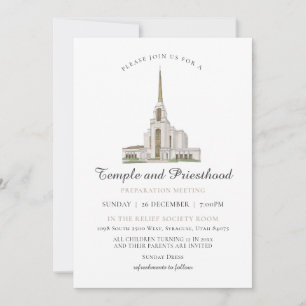 LDS Syracuse Tempel Priestergereide Vergadering Kaart
