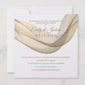 LDS Tempel bruiloft receptie uitnodiging-De sluier Kaart (Voorkant)