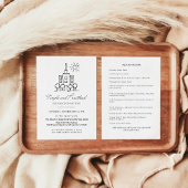 LDS-tempel en priesterorde preview uitnodiging & p