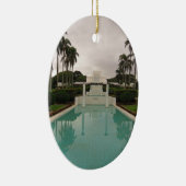 LDS Temple, Laie, Hawai'i. Keramisch Ornament (Rechts)