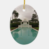 LDS Temple, Laie, Hawai'i. Keramisch Ornament (Voorkant)