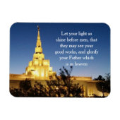 LDS Temple Magnet Magneet (Horizontaal)