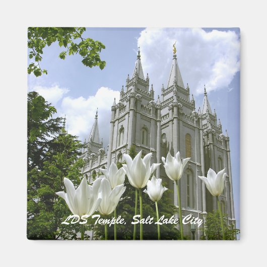 LDS Temple, Salt Lake City Magneet (Voorkant)