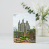 LDS Temple, Salt Lake City, Utah Briefkaart (Staand voorkant)