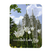 LDS Temple, Salt Lake City, Utah Magneet (Verticaal)