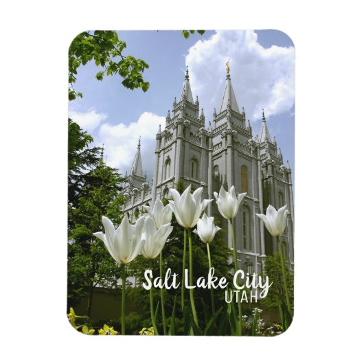 LDS Temple, Salt Lake City, Utah Magneet (Verticaal)