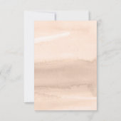 LDS TEMPLE SEALING KAART | Rustieke houten blos Bl (Achterkant)